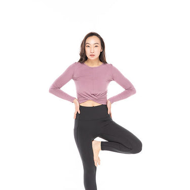 Front Twist Long Sleeve Top