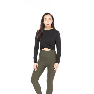 Front Twist Long Sleeve Top